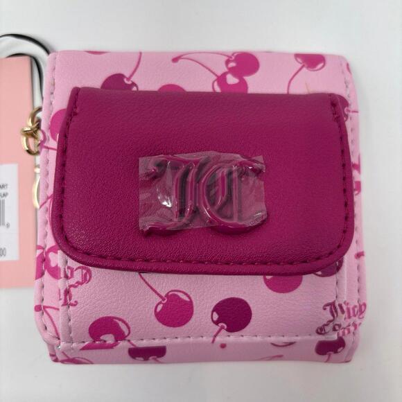 Juicy Couture Handbags - Juicy couture pink cherry mini wallet